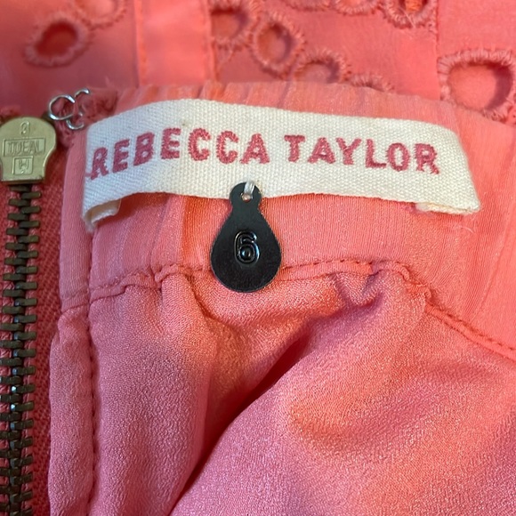 Silk Eyelet Mini Skirt - Picture 3 of 7